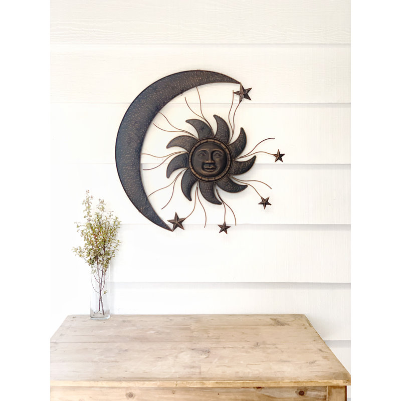 Ebern Designs Sun Moon and Stars Wall Décor & Reviews Wayfair